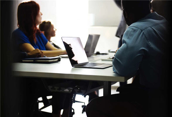 teamwork around a meeting table